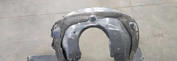 Land Rover Range Rover L322 Front wheel arch liner splash guards AH42166563AA AH42166563AB