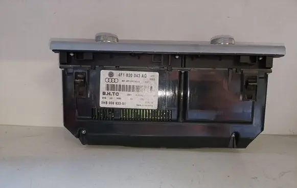 Audi A6 S6 C6 4F Climate control unit 4F1820043AG 5HB00883351
