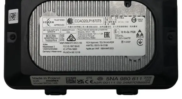 Volkswagen ID.7 Wireless charging module 5NA980611