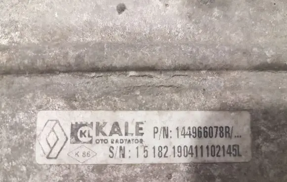 Renault Fluence Electric car engine cooler 144966078R