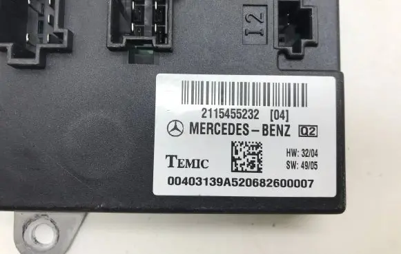 Mercedes-Benz E W211 Comfort/convenience module 2115455232