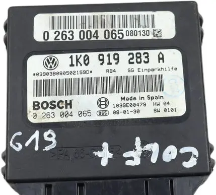 Volkswagen Golf V Parking PDC control unit/module 1K0919283A