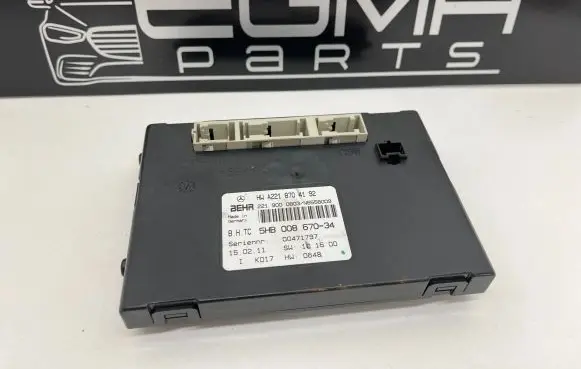 Mercedes-Benz S W221 Climate control unit A2218704192 00471797 5HB00867034