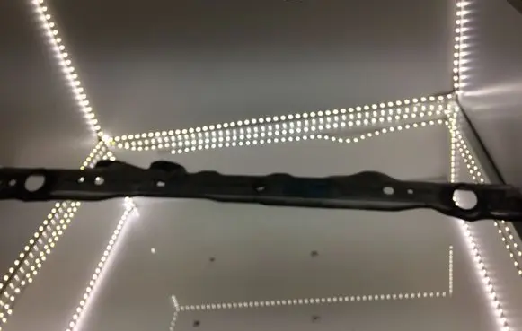 Top upper radiator support slam panel