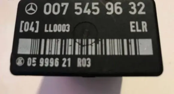Mercedes-Benz E W124 Other relay 0075459632 059996213 EL1000