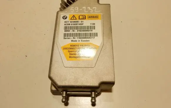 BMW 5 F10 F11 Airbag control unit/module 65779248096 9248096 59232