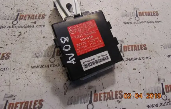 Toyota Avensis T250 Alarm control unit/module 8973005030