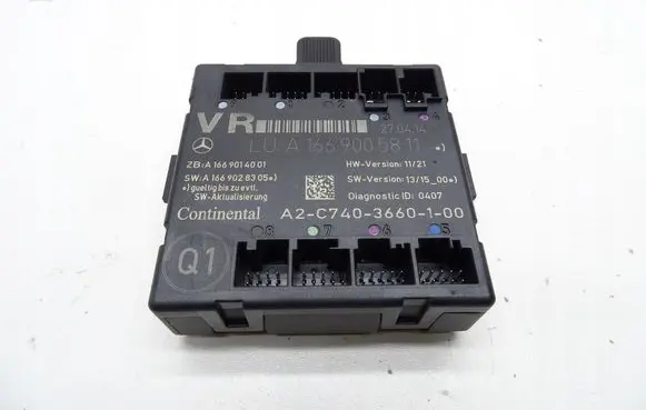 Mercedes-Benz B W246 W242 Door control unit/module A1669005811