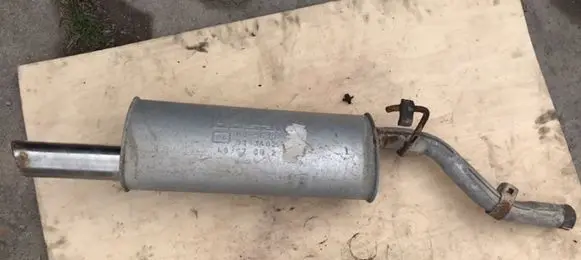 Opel Corsa D Rear muffler/silencer tail pipe 