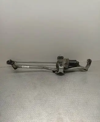Front wiper linkage and motor
