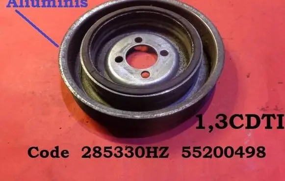 Opel Astra H Crankshaft pulley 285330HZ 55200498