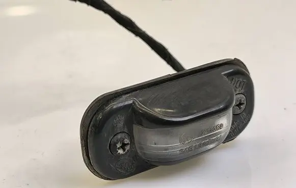 Number plate light