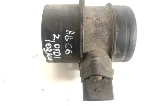 Audi A6 S6 C6 4F Mass air flow meter 0281002461 074906461B