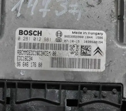 Citroen C4 I Picasso Engine control unit/module