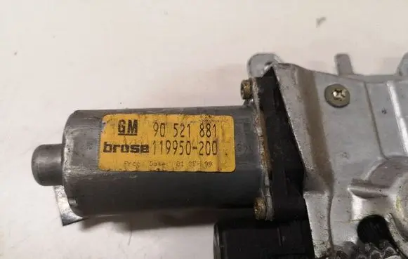 Opel Astra G Front door window regulator with motor 90821873 0130821768 90521881