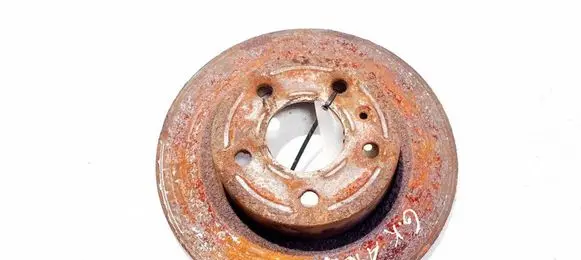 Opel Astra H Rear brake disc neventiliuojamas