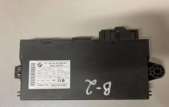 BMW 1 E81 E87 Keyless (KESSY) go control unit/module 9147220 2081161972 5WK49513VBR