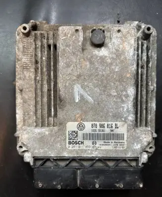 Volkswagen Touareg I Engine control unit/module 070906016BL 0281011859 M866