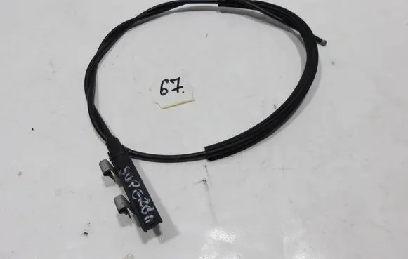 Skoda Superb B6 (3T) Engine bonnet/hood lock release cable 3T0823535A