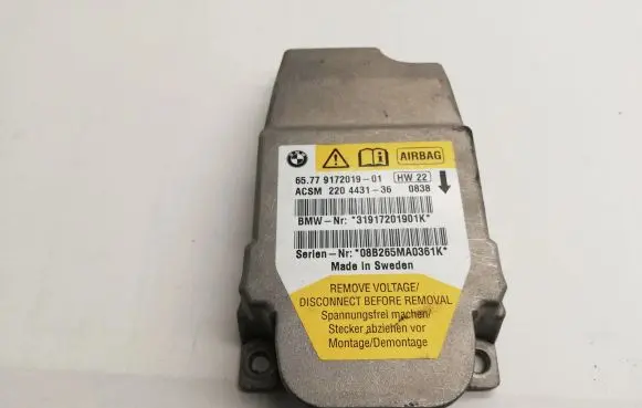 BMW 5 E60 E61 Airbag control unit/module 9172019