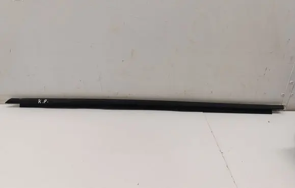 Front door glass trim molding