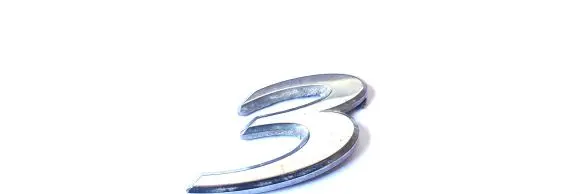 Mazda 3 I Manufacturers badge/model letters 