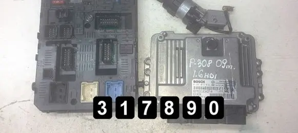 Peugeot 308 Engine control unit/module 0281013827
