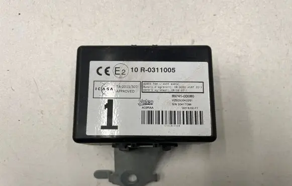 Toyota Yaris Other control units/modules 897410D080 10R0311005 VZS000042251