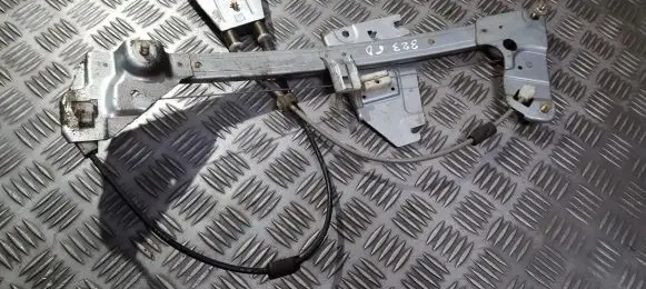 Sliding door window regulator with motor