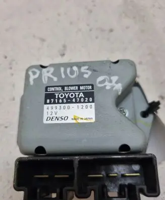 Toyota Prius (XW20) Heater blower motor/fan resistor 8716547020