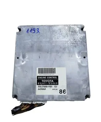 Toyota Avensis T250 Engine control unit/module MB2750009401 89661-05860