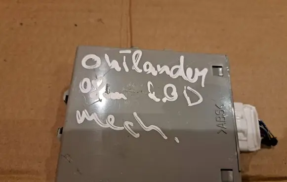 Mitsubishi Outlander Other control units/modules 8631A420 G170100230 Y7650D4Q