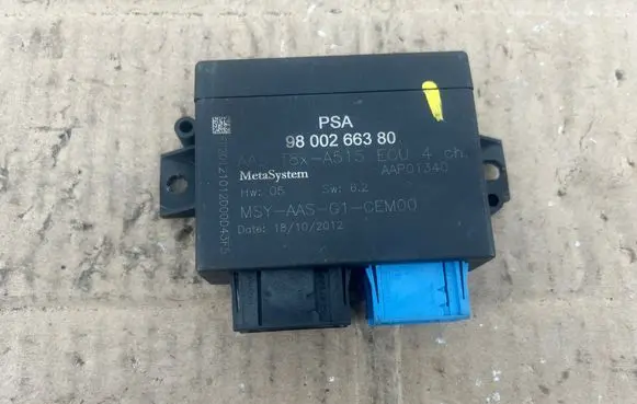Peugeot 5008 Parking PDC control unit/module 9800266380 AAP01340 T8XA515
