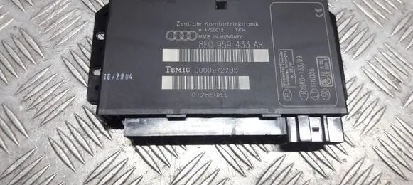 Audi A4 S4 B6 8E 8H Comfort/convenience module 8E0959433AR 00002727B5 01285083