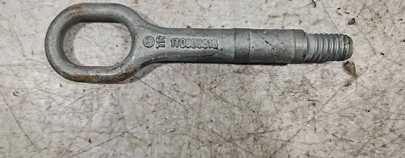 Towing hook eye