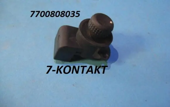 Renault Megane I Wing mirror switch 7700808035