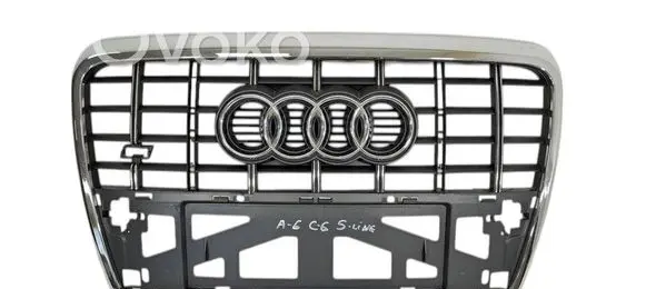 Audi A6 S6 C6 4F Front bumper upper radiator grill 4F0853651AJ 4F0853651AK