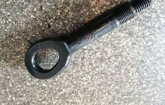 Towing hook eye