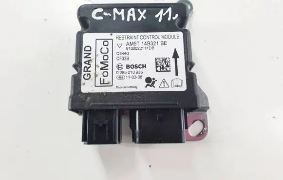 Ford Grand C-MAX Airbag control unit/module 0285010936 6100022111DB