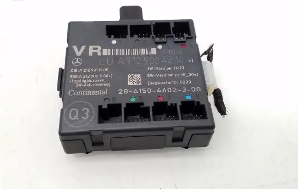 Mercedes-Benz E W212 Door control unit/module A2129004214 A2129011505 A2129021106