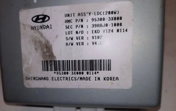 Hyundai i30 Engine control unit/module 953003X000 39H8J01000