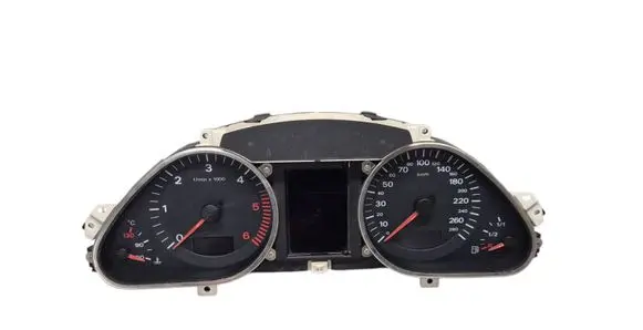 Audi A6 S6 C6 4F Speedometer (instrument cluster) 5550007301