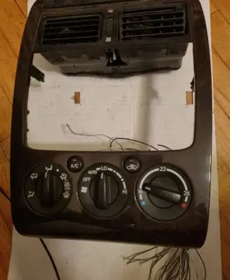 Toyota Avensis T270 Climate control/heater control trim 