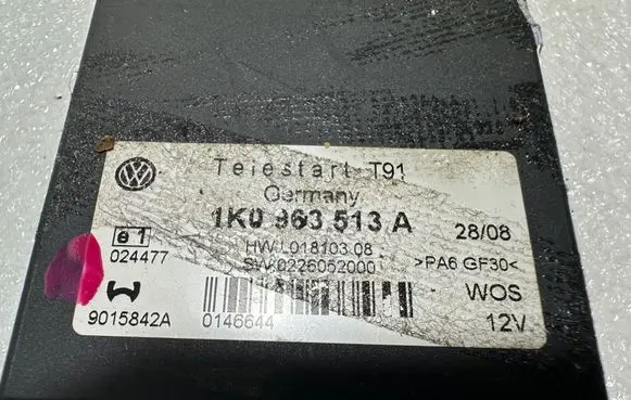 Volkswagen Touareg I Auxiliary heating control unit/module 1K0963513A 9015842A 0226052000