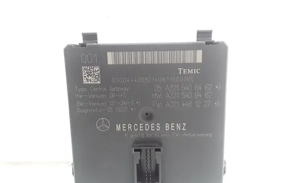 Mercedes-Benz S W221 Gateway control module A2215406462 A2215408462 A2214481227