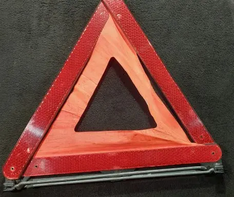 Emergency warning sign