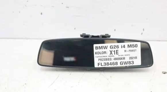 BMW 4 G22 G23 G24 G26 Rear view mirror (interior) 6830616MWGK240626 6830616