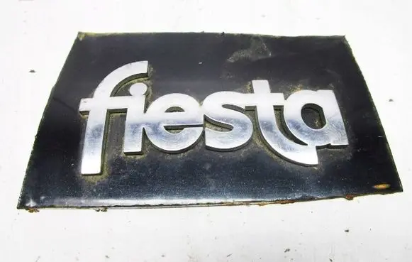 Ford Fiesta Manufacturers badge/model letters 