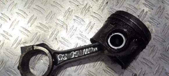 Piston with connecting rod