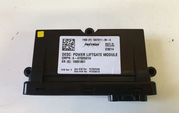 Tesla Model S Tailgate/trunk control unit/module 1007511 100751100A